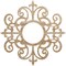 Ekena Millwork Dijon Wood Fretwork Pierced Ceiling Medallion, Red Oak, 28"OD x 9 1/8"ID x 3/8"T CMWP28X28X0375DIRO - alternate 1
